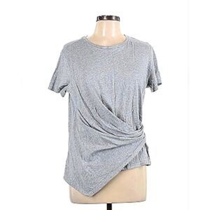 Nine West cotton short sleeve asymmetrical tshirt size XL grey